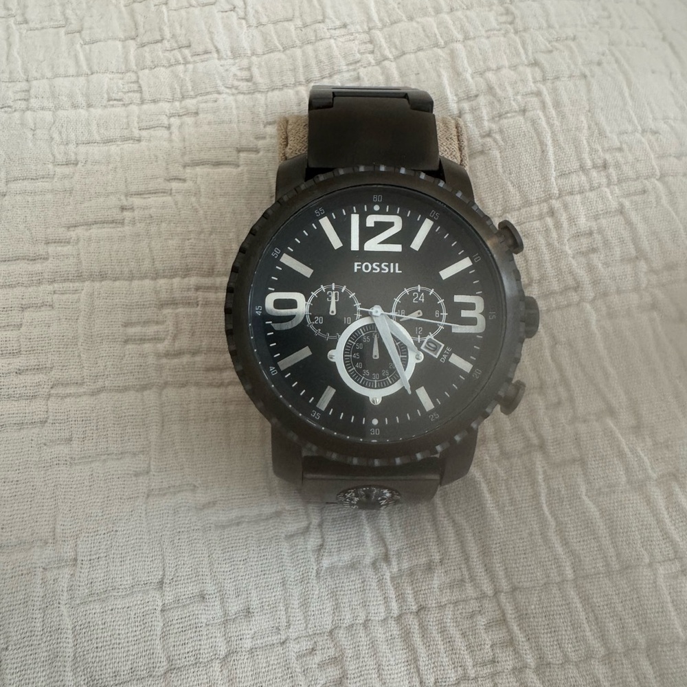 Fossil Dark Brown Chronograph Watch